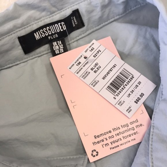 Missguided Women's Puffed-Sleeve Cotton Shirt - Picture 5 of 6